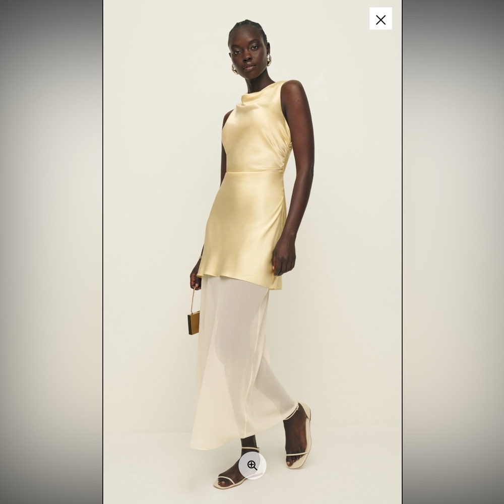 Reformation Logan Silk Dress NWT